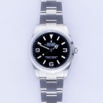 Rolex Explorer 124270 (2021) - Black dial 36 mm Steel case (3/8)