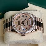Rolex Day-Date 36 128235 (2020) - Diamond dial 36 mm Rose Gold case (5/8)