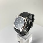 Bell & Ross BR 03 BR03A-BL-ST/SRB (2024) - Zwart wijzerplaat 42mm Staal (4/5)