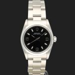 Rolex Oyster Perpetual 31 77080 (2007) - Black dial 31 mm Steel case (3/8)