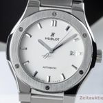 Hublot Classic Fusion 548.NX.2610.NX (2020) - White dial 42 mm Titanium case (3/8)