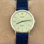 Rolex Cellini 4112 (1975) - Champagne dial 32 mm Yellow Gold case (1/8)