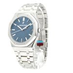 Audemars Piguet Royal Oak Selfwinding 15500ST.OO.1220ST.01 (2021) - Blauw wijzerplaat 41mm Staal (7/8)