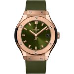 Hublot Classic Fusion Quartz 581.OX.8980.RX (2025) - Green dial 33 mm Rose Gold case (1/1)