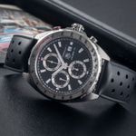 TAG Heuer Carrera Calibre HEUER 01 CAR201AA.BA0714 (Unknown (random serial)) - White dial 43 mm Steel case (2/8)