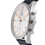 IWC Portuguese Chronograph IW371445 (2015) - Silver dial 41 mm Steel case (6/8)