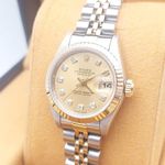 Rolex Lady-Datejust 69173 (1997) - Champagne dial 26 mm Gold/Steel case (6/8)