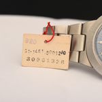 Omega Genève 146.012 (1969) - Blauw wijzerplaat 42mm Staal (7/8)