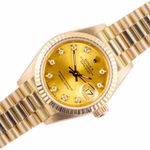 Rolex Lady-Datejust 69178 (1991) - Champagne dial 26 mm Yellow Gold case (1/8)