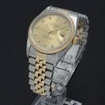 Rolex Datejust 36 16233 (1991) - Gold dial 36 mm Gold/Steel case (5/7)