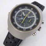 Omega Flightmaster 145.036 (1971) - Zwart wijzerplaat 43mm Staal (2/8)