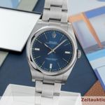 Rolex Oyster Perpetual 39 114300 (2017) - Blue dial 39 mm Steel case (3/8)