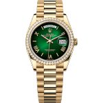 Rolex Day-Date 36 128348RBR (2025) - Groen wijzerplaat 36mm Geelgoud (1/1)