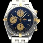 Breitling Chronomat B13050.1 (1995) - Blue dial 39 mm Gold/Steel case (1/7)