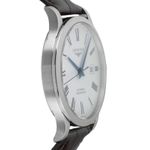 Longines Record L2.821.4.11.2 (Onbekend (willekeurig serienummer)) - Wit wijzerplaat 40mm Staal (7/8)
