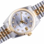 Rolex Datejust 31 68273 (1991) - Silver dial 31 mm Gold/Steel case (1/8)