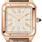 Cartier Santos Dumont WGSA0112 (2026) - Beige wijzerplaat 34mm Roségoud (1/1)