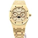 Audemars Piguet Royal Oak Day-Date 25594BA.OO.0477BA.01 (Unknown (random serial)) - Yellow dial 36 mm Yellow Gold case (1/8)