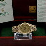 Rolex Datejust 1601 (1973) - Goud wijzerplaat 36mm Geelgoud (3/7)