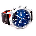 IWC Pilot Spitfire Chronograph IW371712 (2008) - Blue dial 42 mm Steel case (2/8)