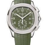 Patek Philippe Aquanaut 5968G-010 (2024) - Groen wijzerplaat 42mm Witgoud (1/1)