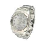 Rolex Datejust 36 116334 (2009) - Zilver wijzerplaat 36mm Staal (4/8)