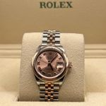 Rolex Lady-Datejust 279161 (2022) - Roze wijzerplaat 28mm Staal (4/6)