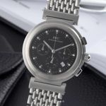 IWC Da Vinci Chronograph IW372805 (2000) - Zwart wijzerplaat 37mm Staal (1/8)