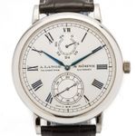 A. Lange & Söhne Langematik 304.049 (Unknown (random serial)) - Silver dial Unknown Platinum case (1/6)