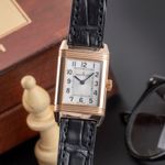 Jaeger-LeCoultre Reverso Classic Small Duetto Q2662430 (Unknown (random serial)) - Silver dial 21 mm Rose Gold case (3/8)