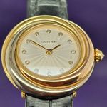 Cartier Trinity Unknown (1990) - Silver dial 27 mm Yellow Gold case (1/5)