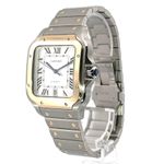 Cartier Santos W2SA0009 (2024) - Zilver wijzerplaat 40mm Staal (2/7)