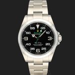 Rolex Air-King 126900 (2022) - Zwart wijzerplaat 40mm Staal (3/8)