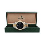 Rolex Datejust 36 16013 (Unknown (random serial)) - Black dial 36 mm Gold/Steel case (1/6)