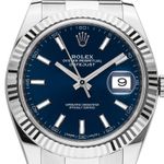 Rolex Datejust 41 126334 (2017) - Blauw wijzerplaat 41mm Staal (1/7)