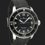 Blancpain Fifty Fathoms 5015-1130-52A (2019) - Zwart wijzerplaat 45mm Staal (4/8)