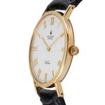Rolex Cellini 5112 (1990) - White dial 32 mm Yellow Gold case (6/8)