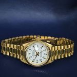 Rolex Lady-Datejust 69178 (1997) - White dial 26 mm Yellow Gold case (3/5)