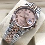 Rolex Datejust 36 126231 (Unknown (random serial)) - Gold dial 36 mm Steel case (3/8)