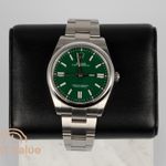 Rolex Oyster Perpetual 41 124300 (2023) - Groen wijzerplaat 41mm Staal (1/7)