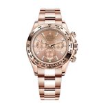 Rolex Daytona 116505 (Unknown (random serial)) - Pink dial 40 mm Rose Gold case (1/8)