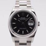 Rolex Datejust 36 126200 (2019) - Zwart wijzerplaat 36mm Staal (2/8)