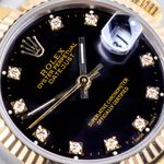 Rolex Datejust 31 68273 (1990) - Black dial 31 mm Gold/Steel case (2/8)