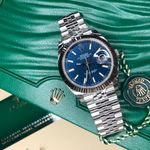 Rolex Datejust 41 126334 (2023) - Blauw wijzerplaat 41mm Staal (6/7)