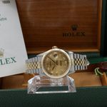 Rolex Datejust 36 16233 (2003) - Gold dial 36 mm Gold/Steel case (3/7)