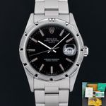 Rolex Oyster Perpetual Date 15210 (1993) - 34mm Staal (1/8)