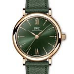 IWC Portofino Automatic IW357415 (2024) - Groen wijzerplaat 34mm Roodgoud (1/1)