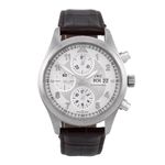 IWC Pilot Spitfire Chronograph IW371702 (2012) - Silver dial 42 mm Steel case (1/7)