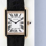 Cartier Tank Solo W5200002 (2013) - Zilver wijzerplaat 31mm Geelgoud (5/8)