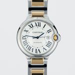 Cartier Ballon Bleu 42mm W2BB0022 (Onbekend (willekeurig serienummer)) - Zilver wijzerplaat 42mm Staal (1/7)